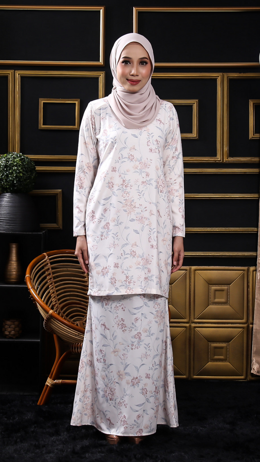 Kurung Modern Lunaria in Nude Brown