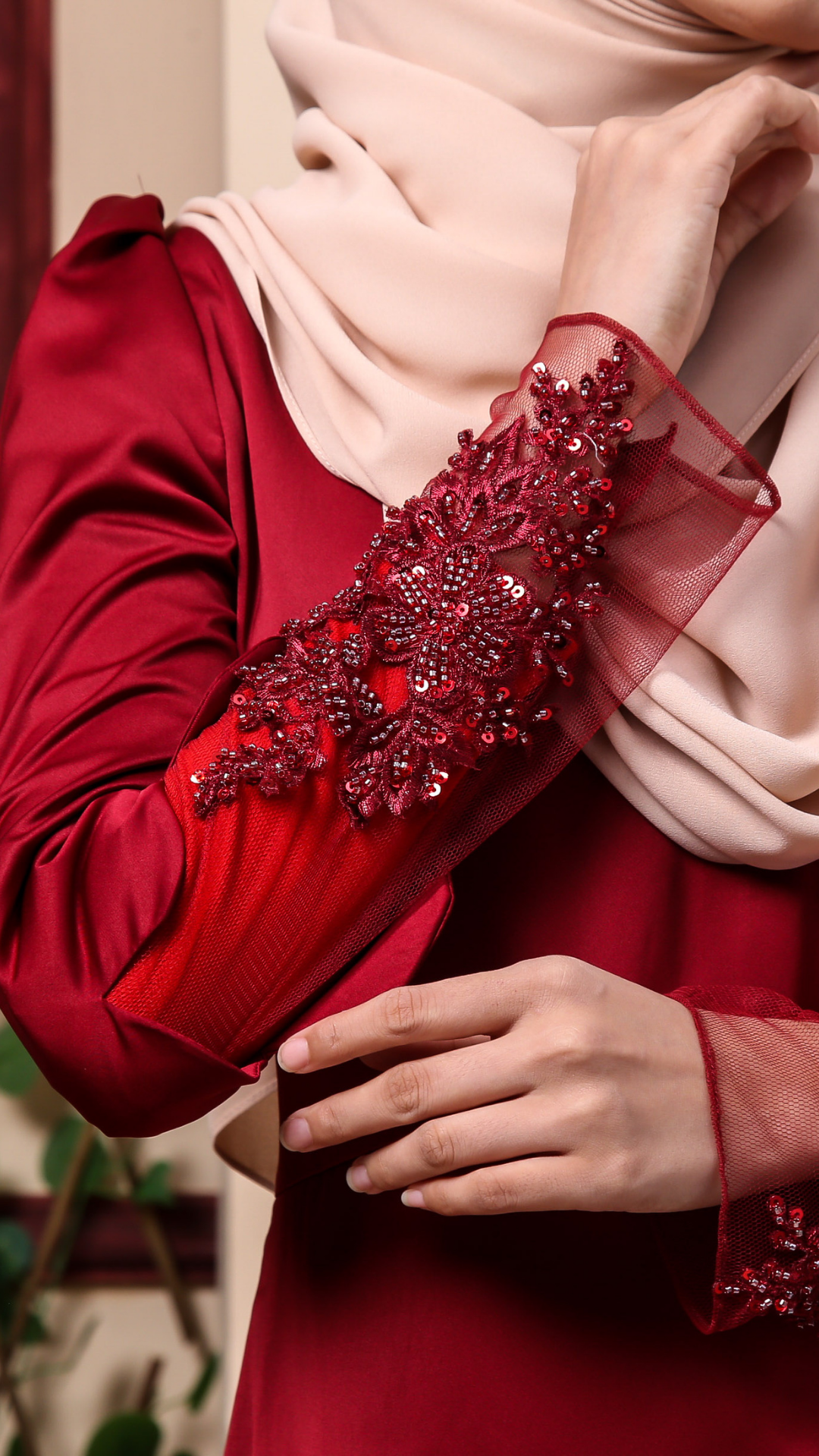 Onora Kurung - Rose Red