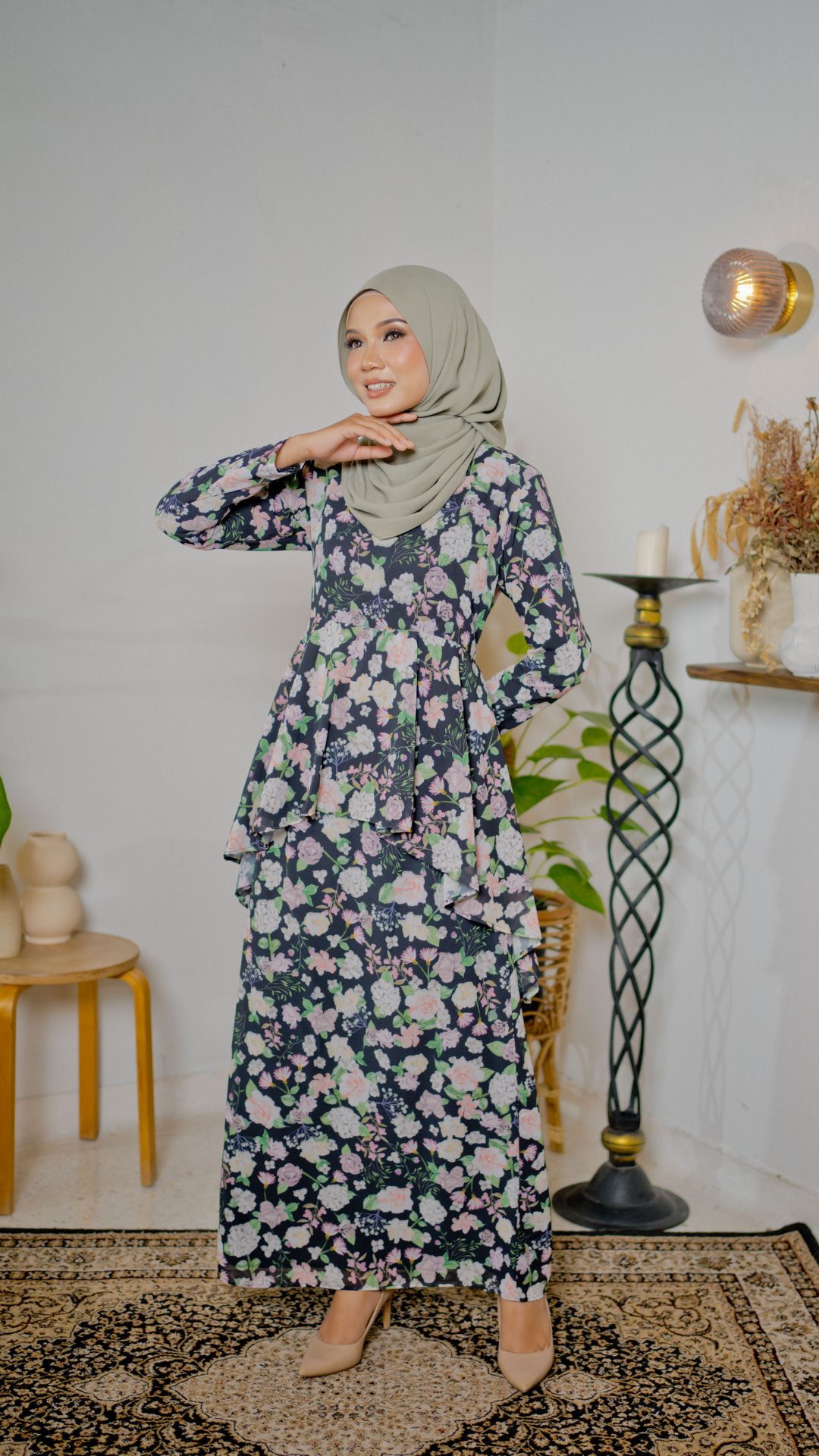 Kurung Juwita - Sable Black