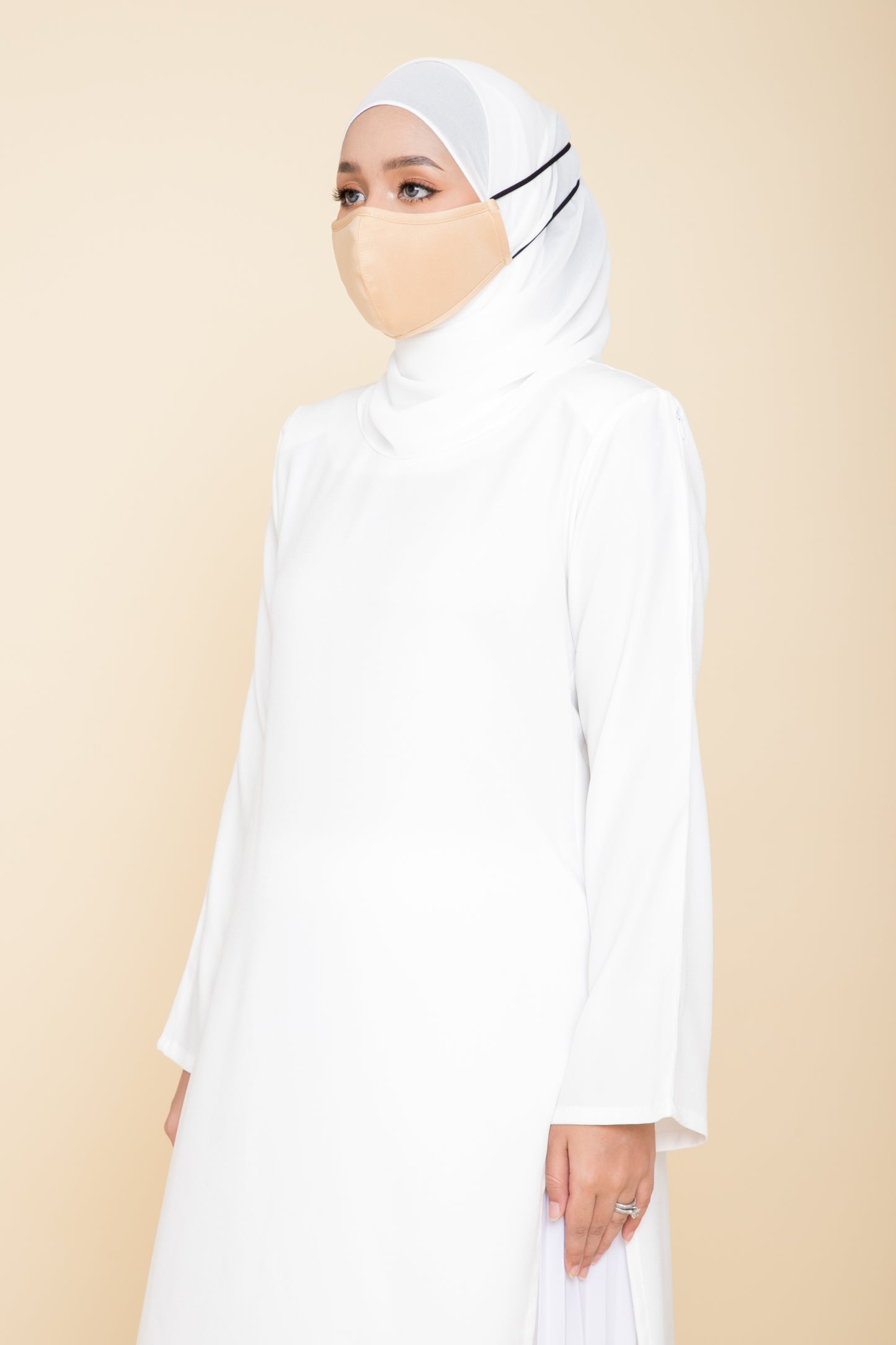 CikFin Hijab Mask in Nude