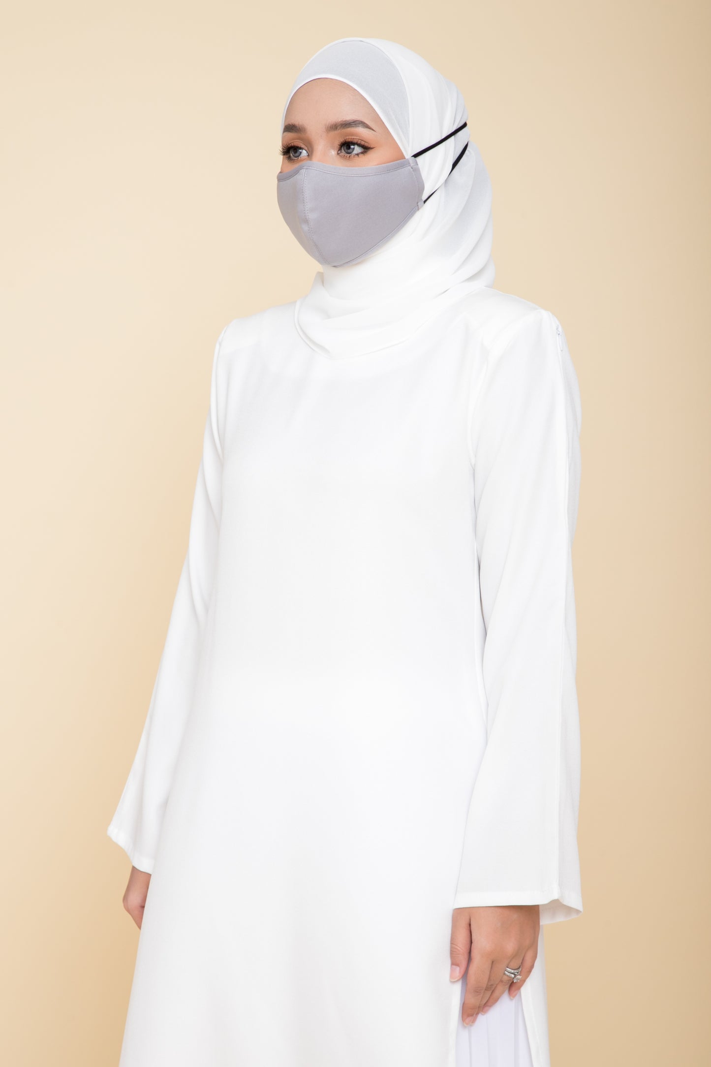 CikFin Hijab Mask in Grey