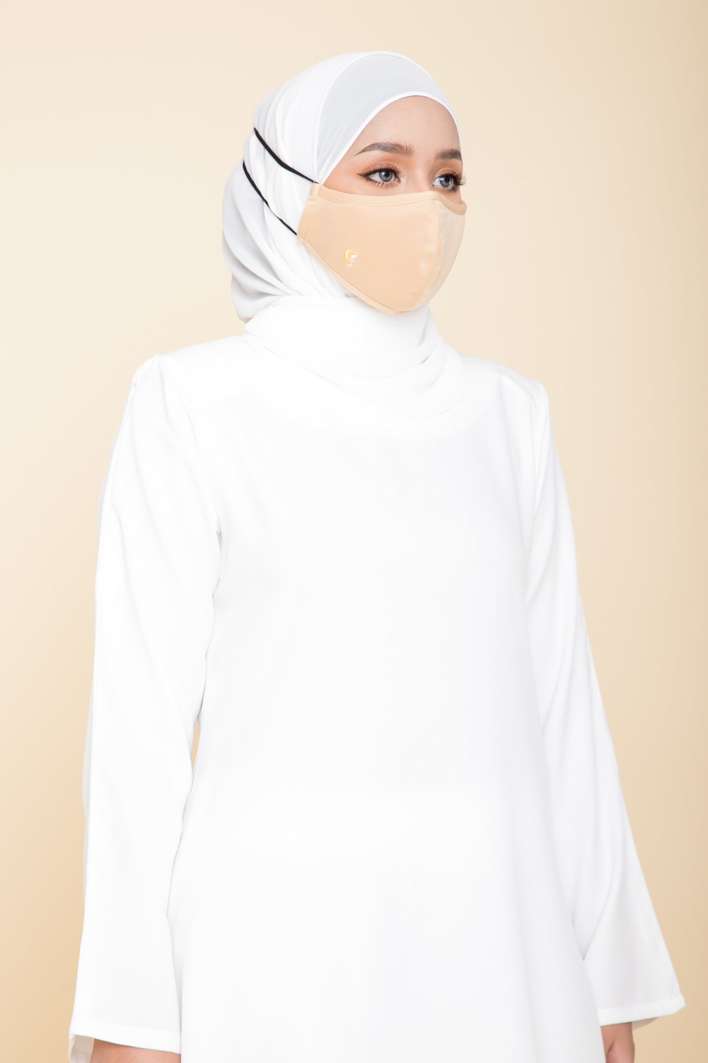 CikFin Hijab Mask in Nude