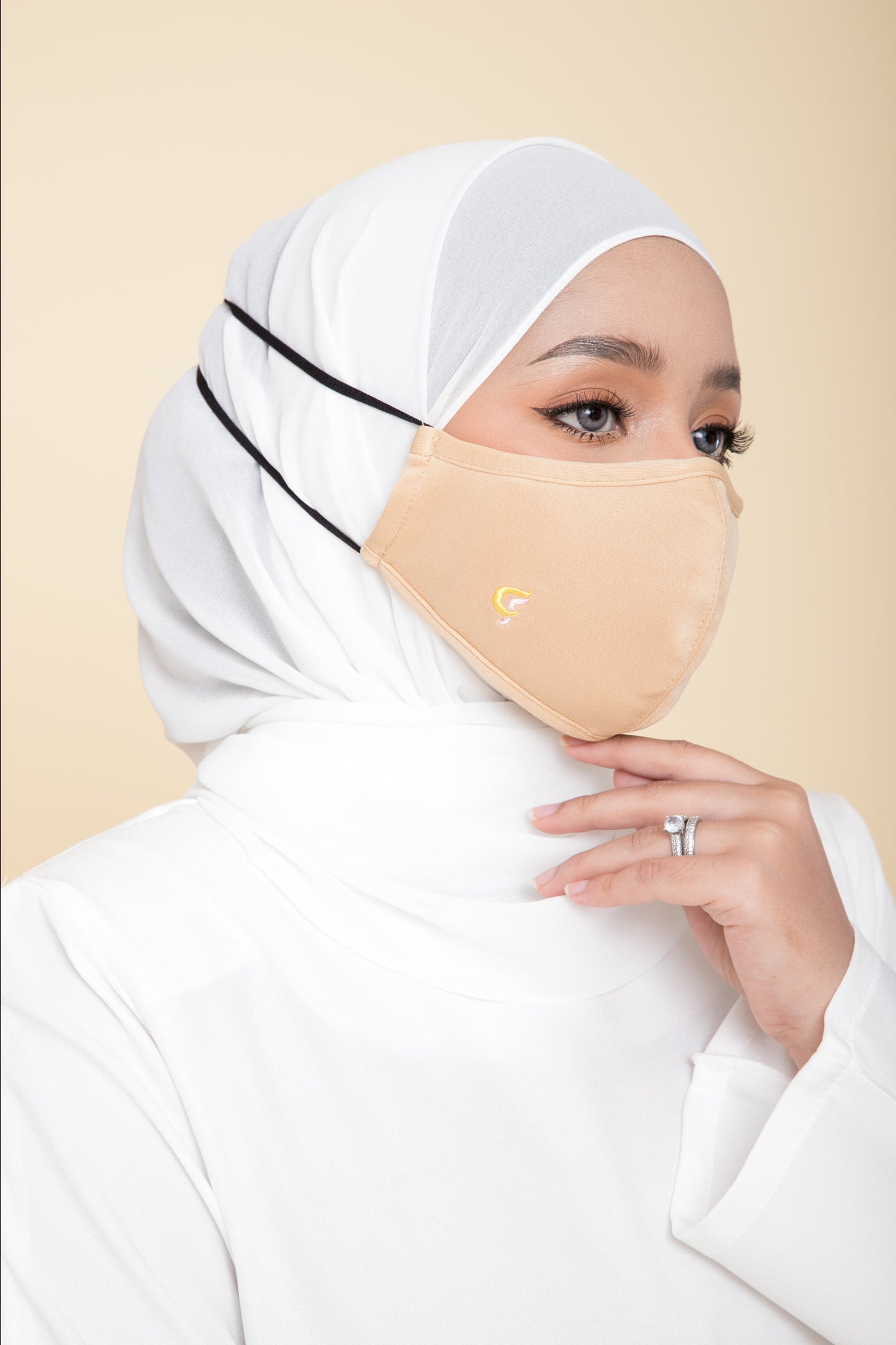 CikFin Hijab Mask in Nude