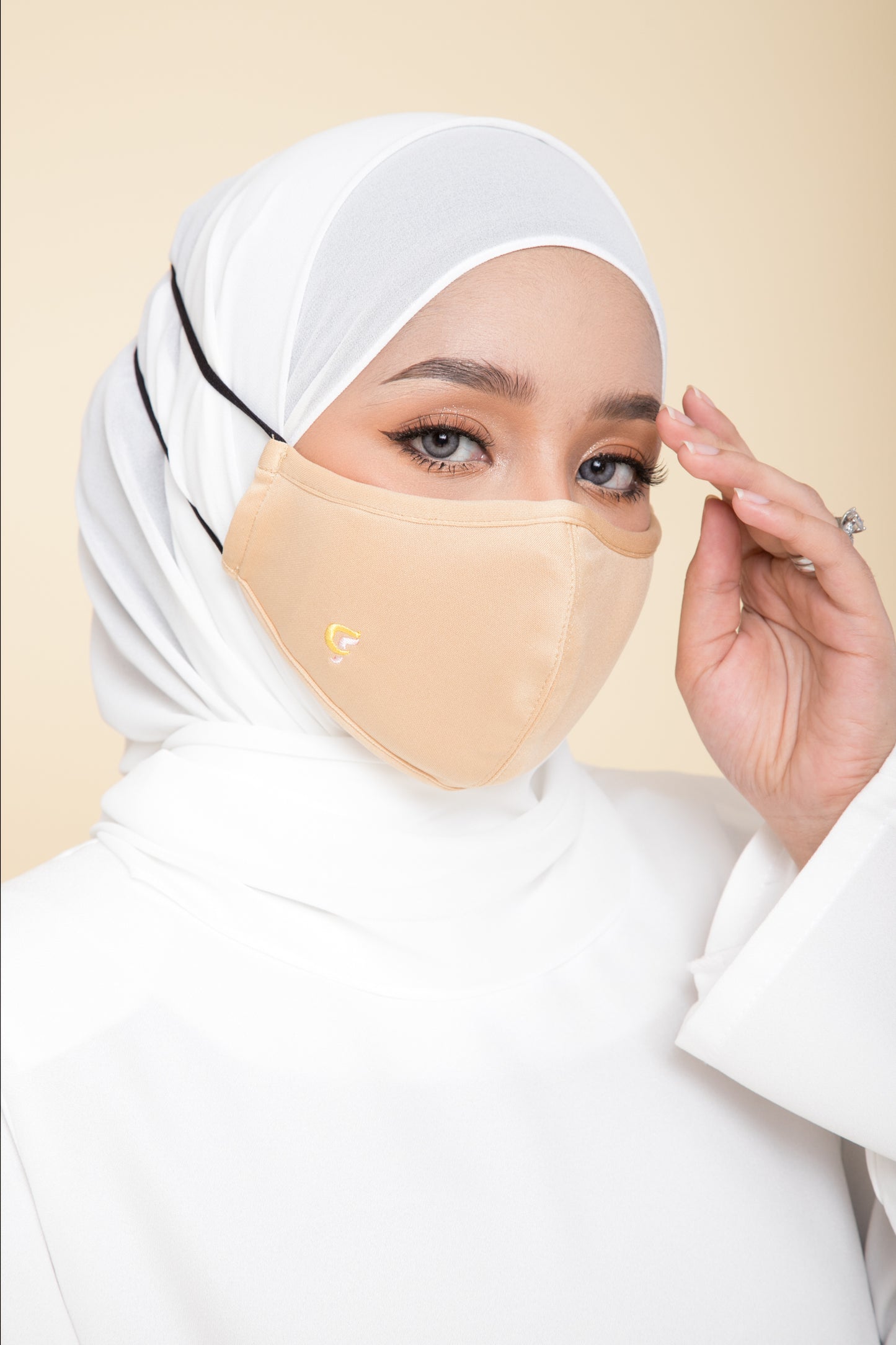 CikFin Hijab Mask in Nude