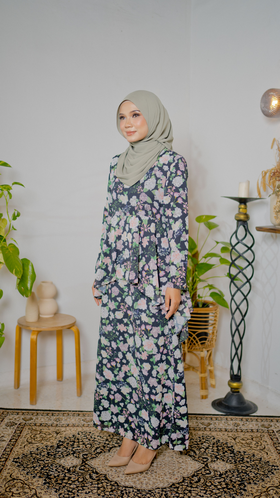 Kurung Juwita - Sable Black