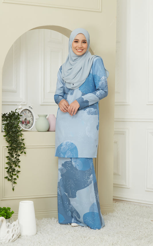 Kurung Modern Khayla in Sky Blue