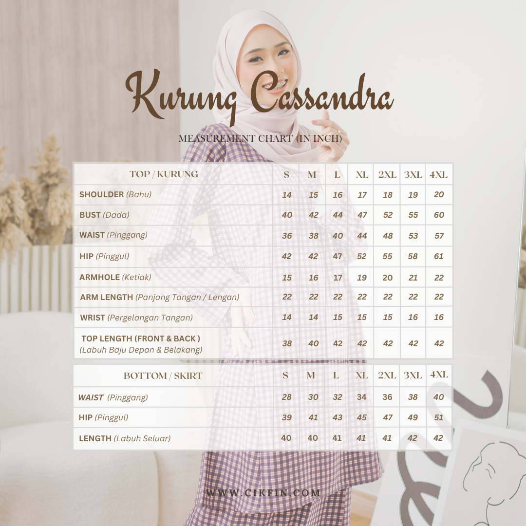 Kurung Cassandra - Black Coffee