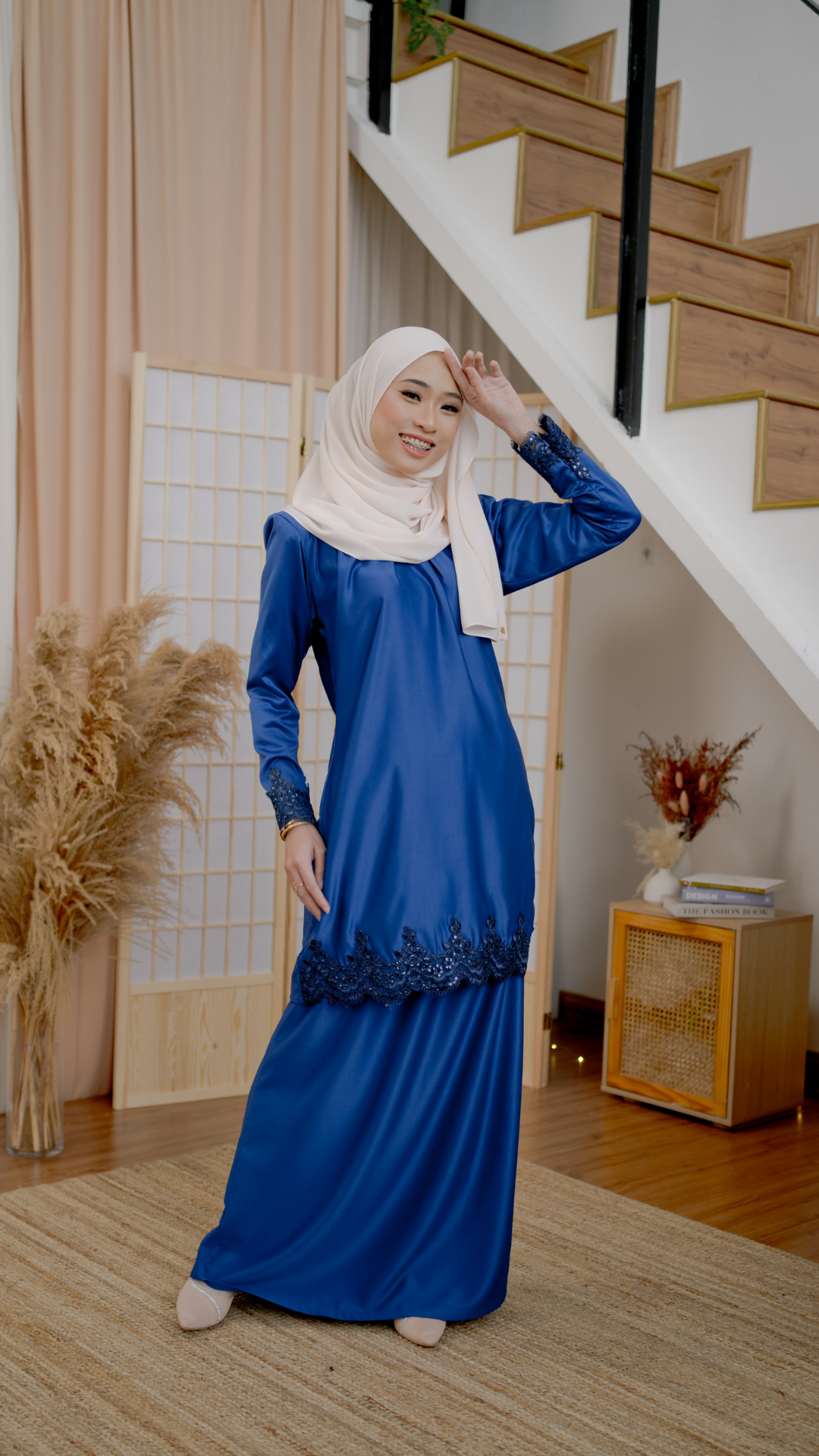 Kurung Mawar - Admiral Blue