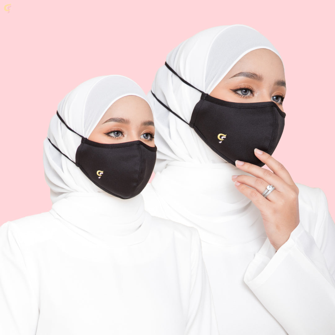 CikFin Hijab Mask in Black