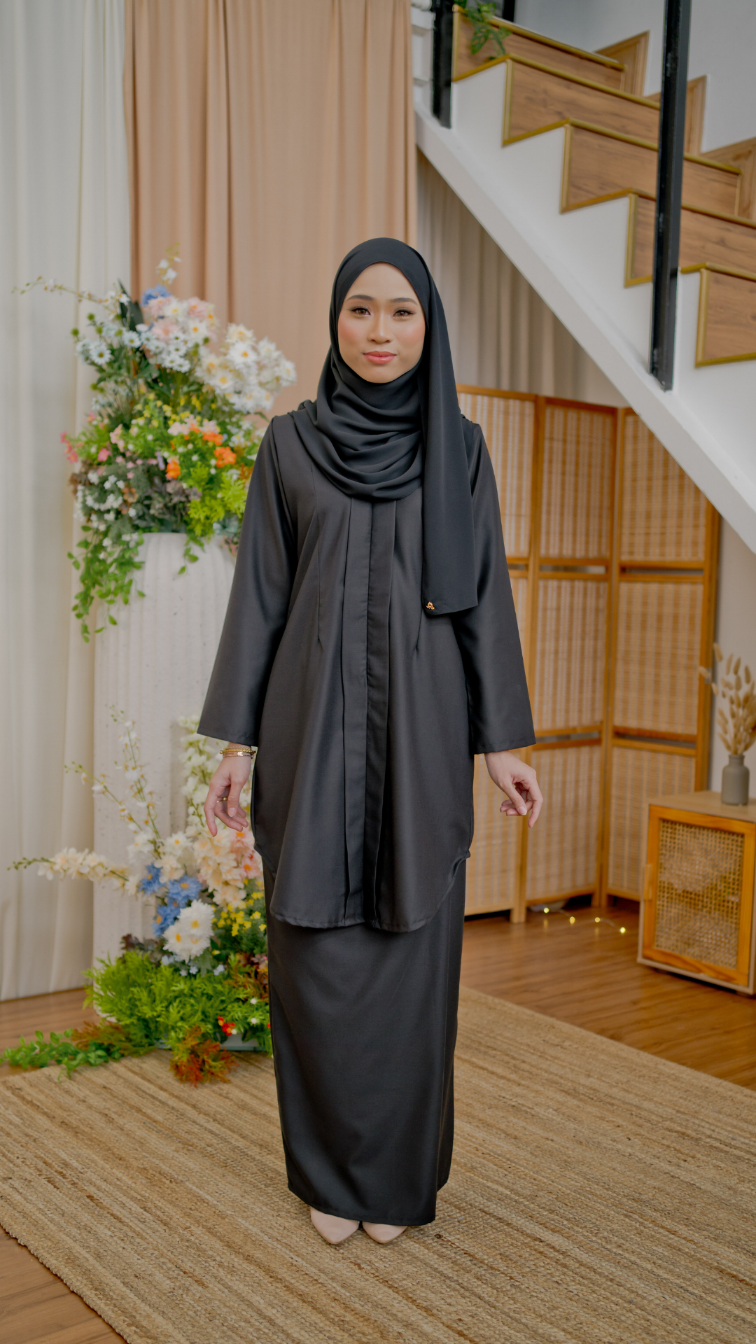 Kebaya Delima - Black