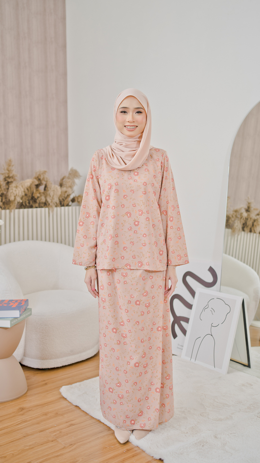 Kurung Athalia - Caramel