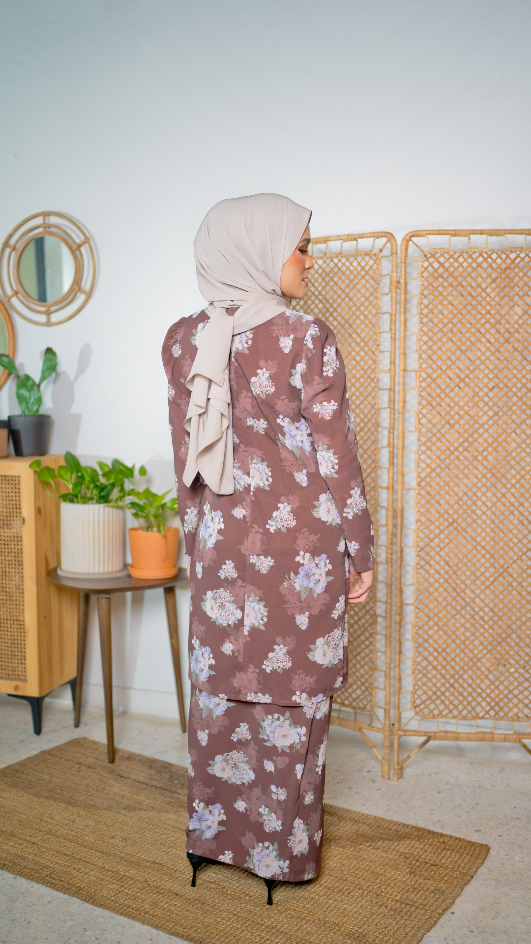 Kurung Kesuma - Coffee Brown