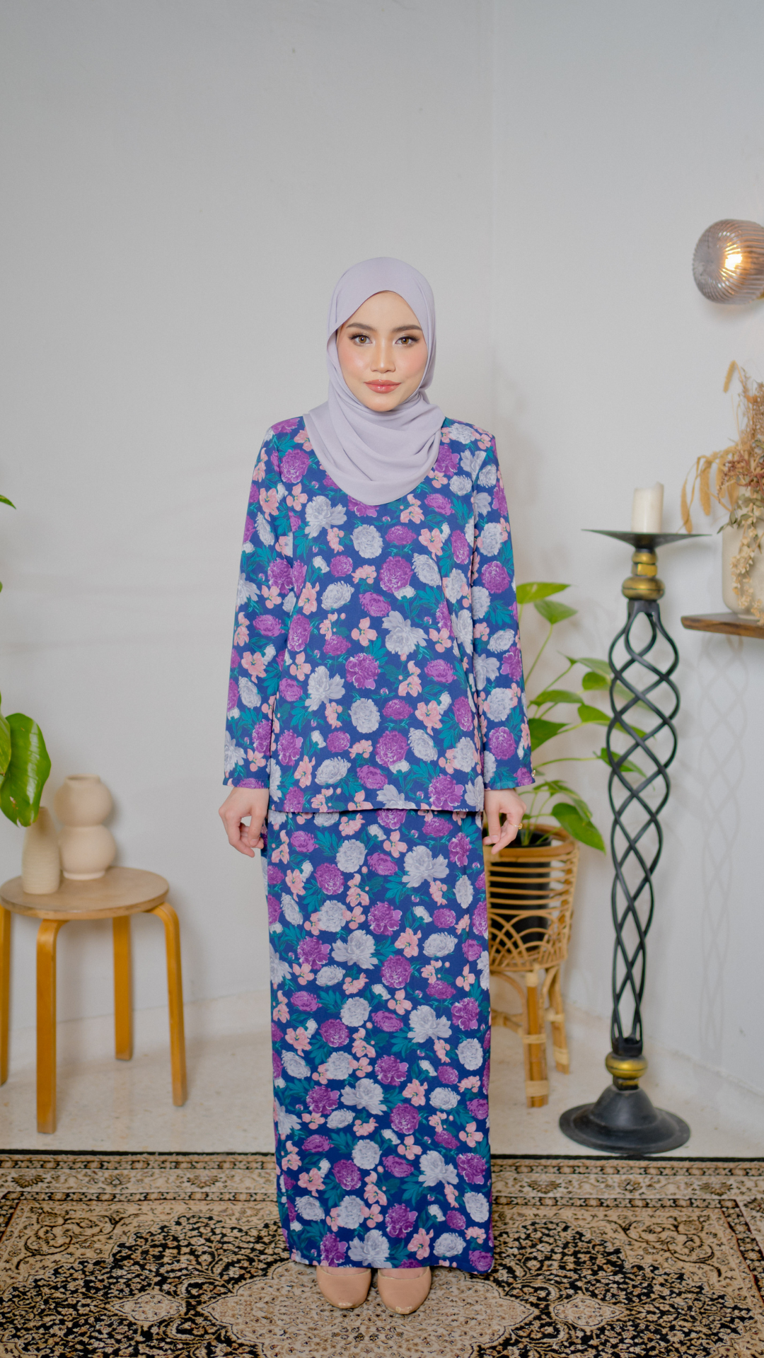 Kurung Kirana - Dark Purple