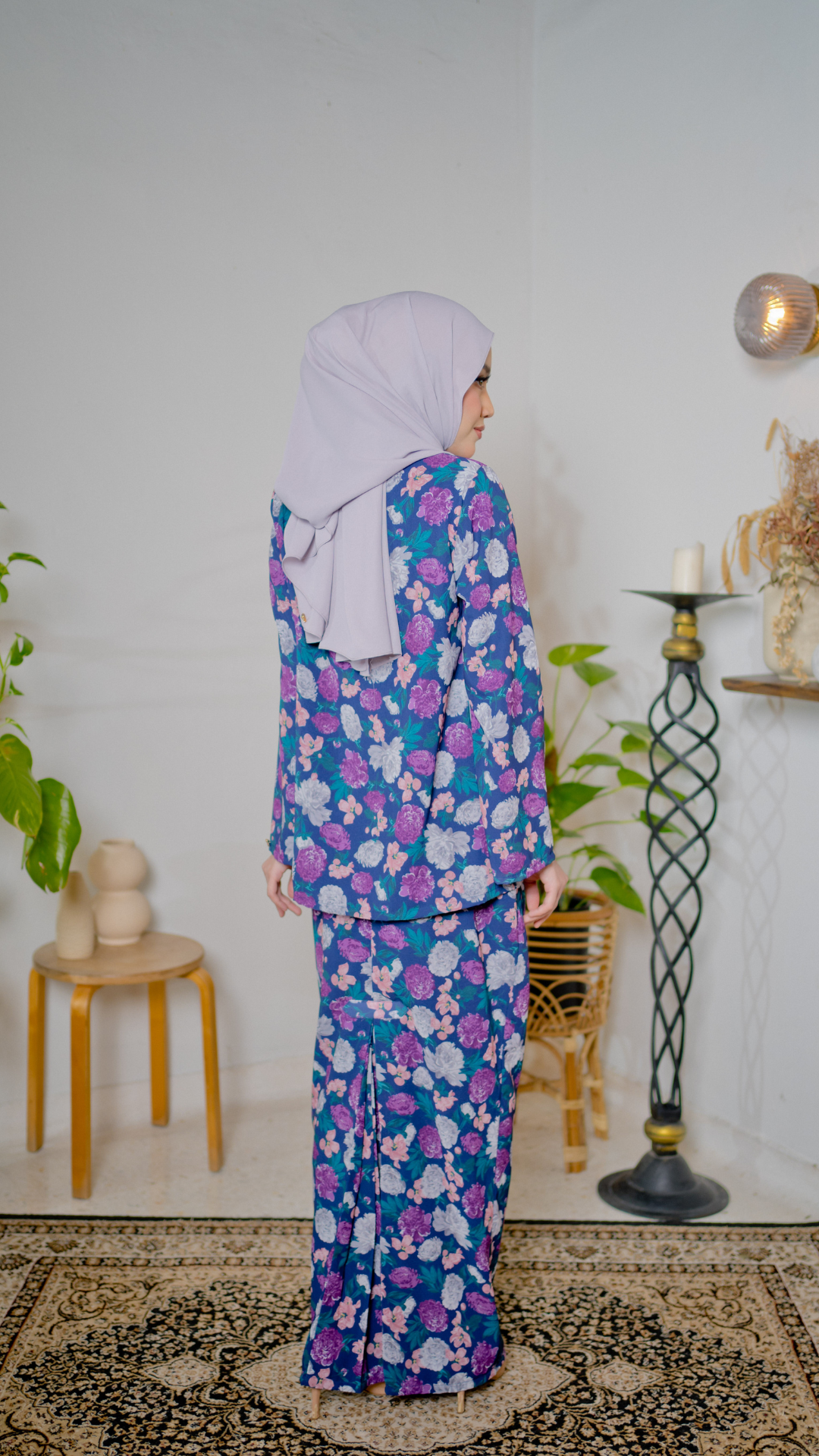 Kurung Kirana - Dark Purple