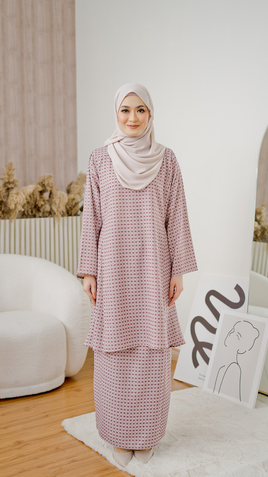 Kurung Cassandra - Dusty Peach