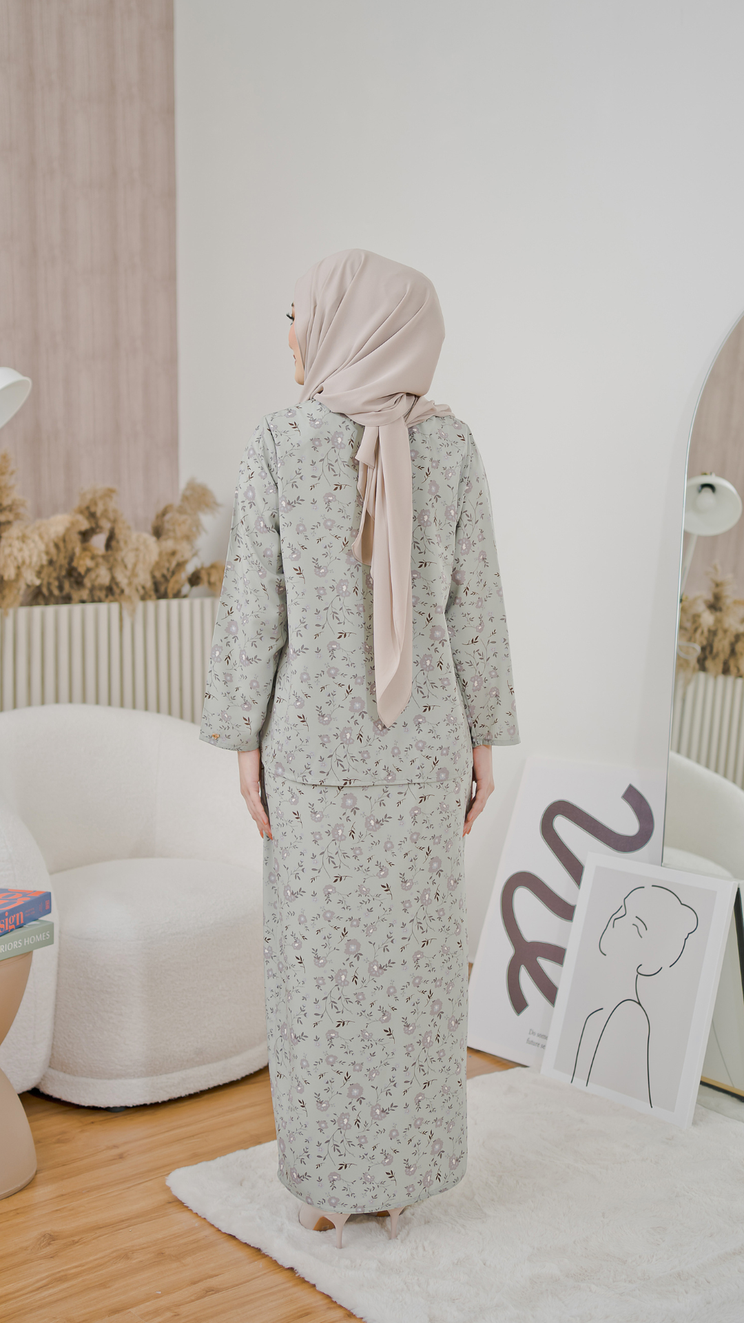 Kurung Athalia - Fern Green