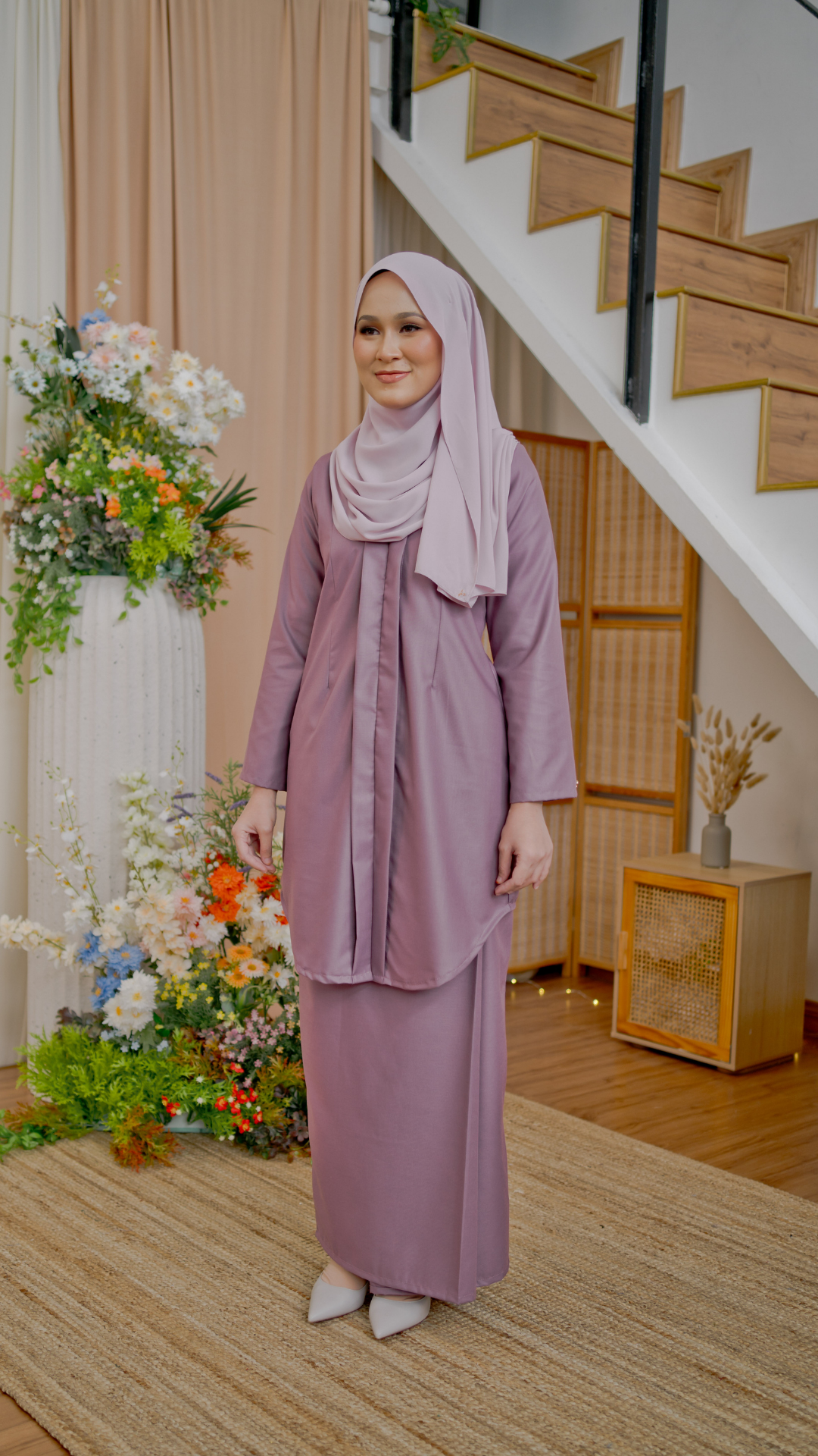 Kebaya Delima - Grape Purple