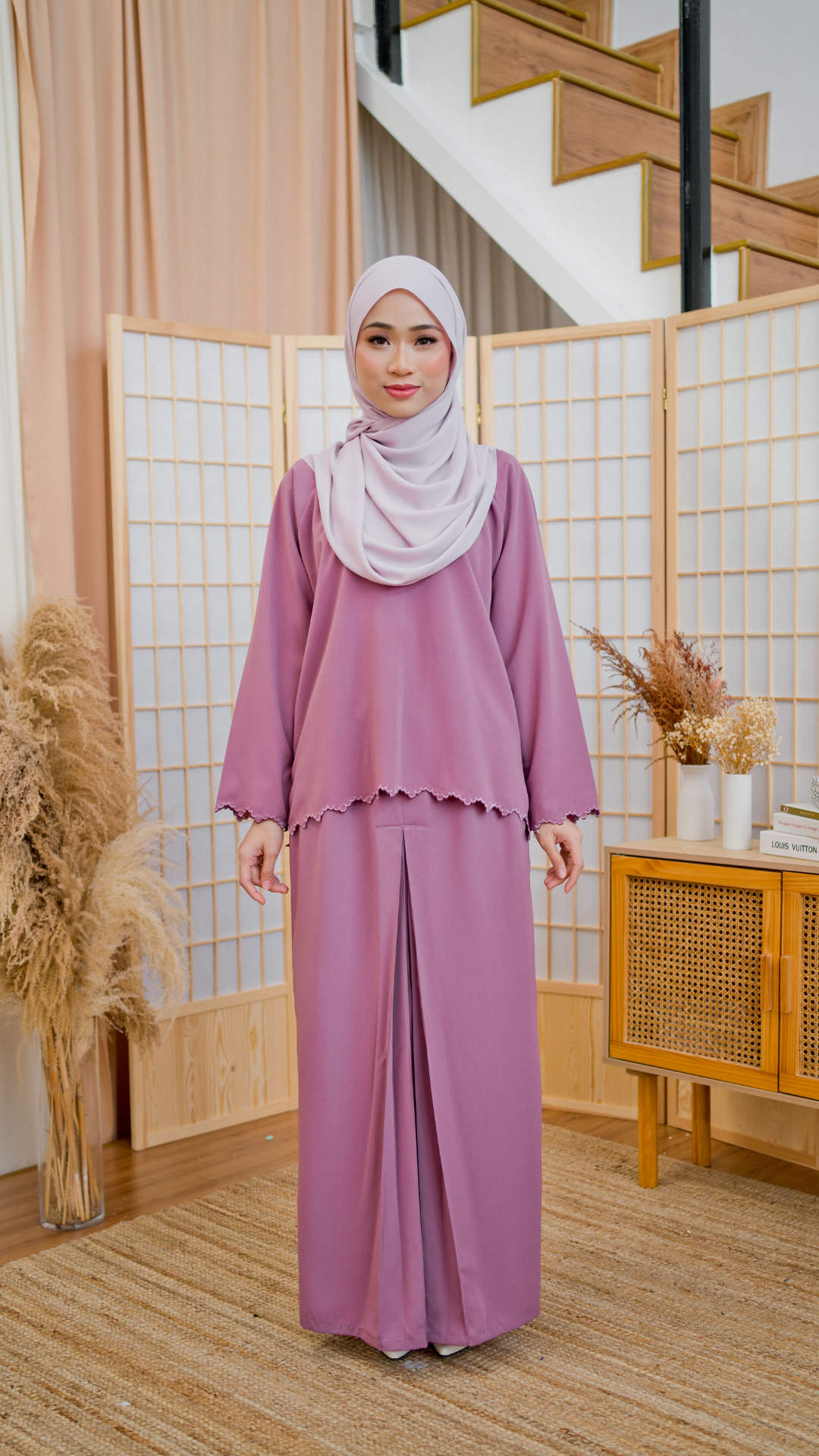 Kurung Zaleeha - Jazzberry Pink