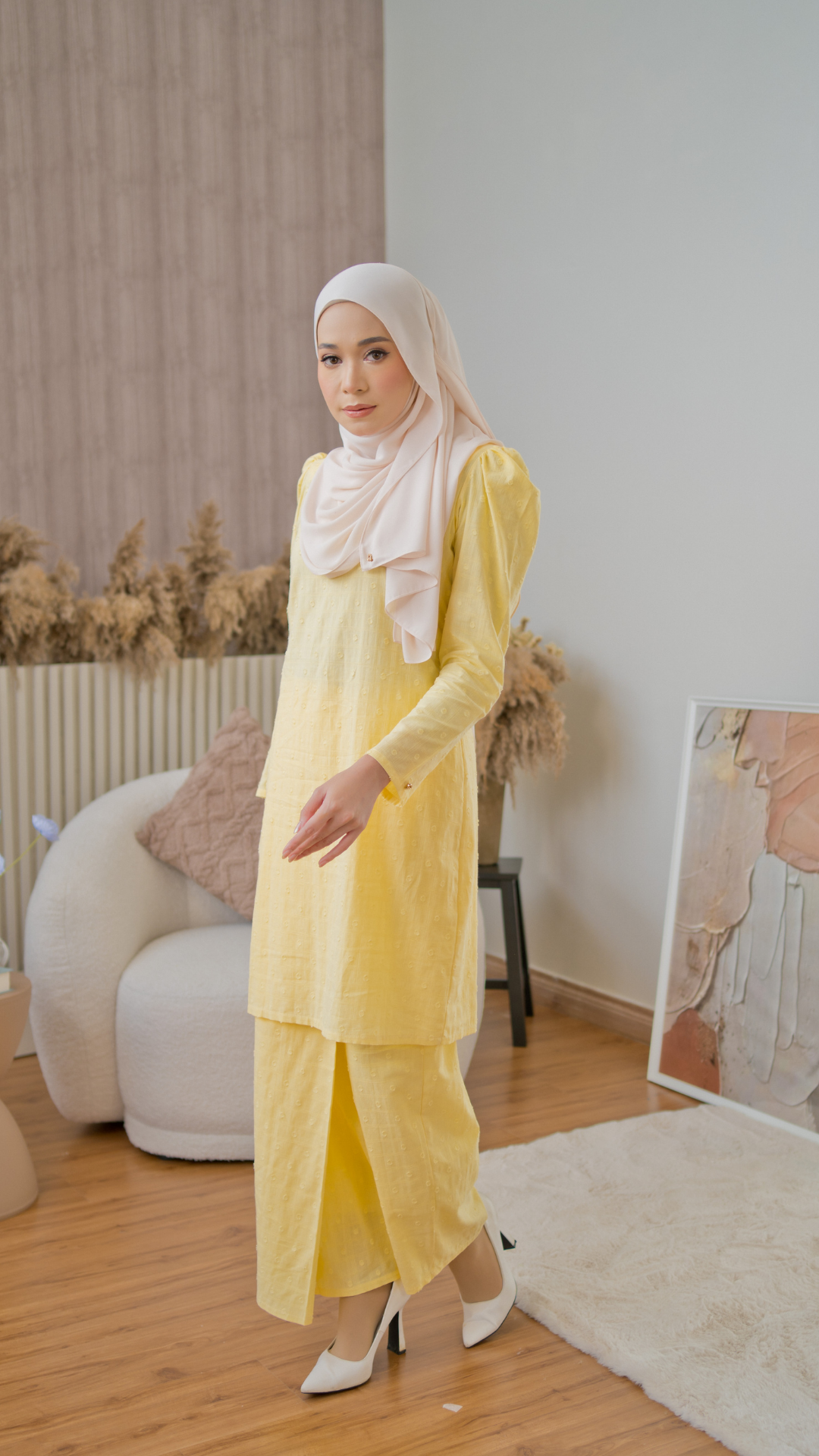 Kurung Nayla - Lemon Yellow