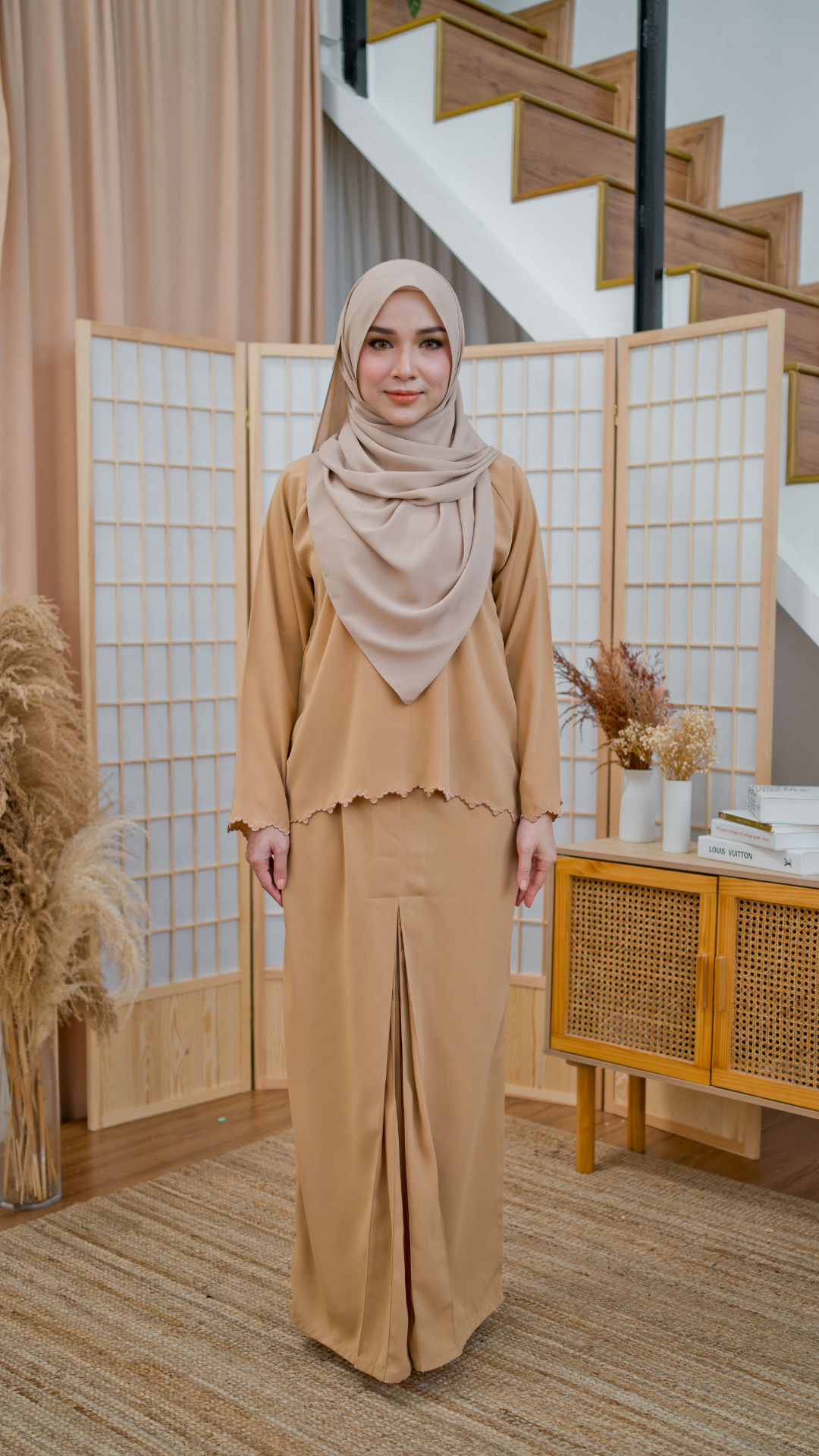 Kurung Zaleeha - Mustard Yellow