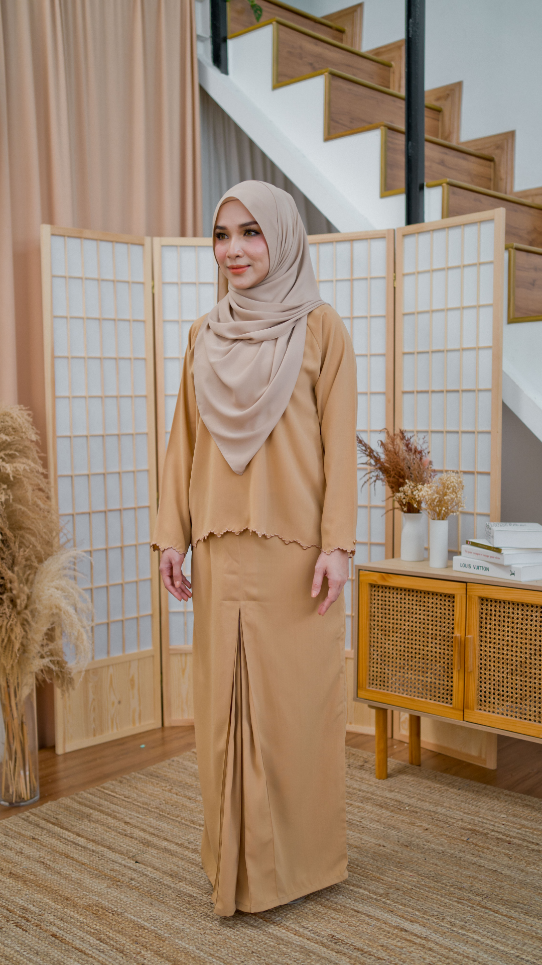 Kurung Zaleeha - Mustard Yellow