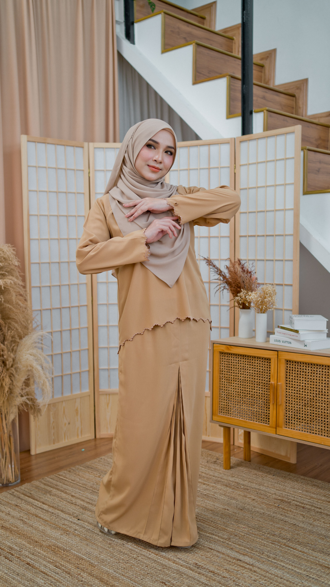 Kurung Zaleeha - Mustard Yellow