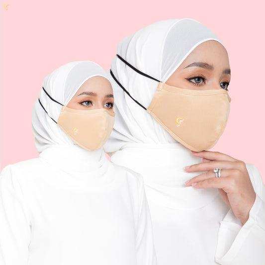 CikFin Hijab Mask in Nude