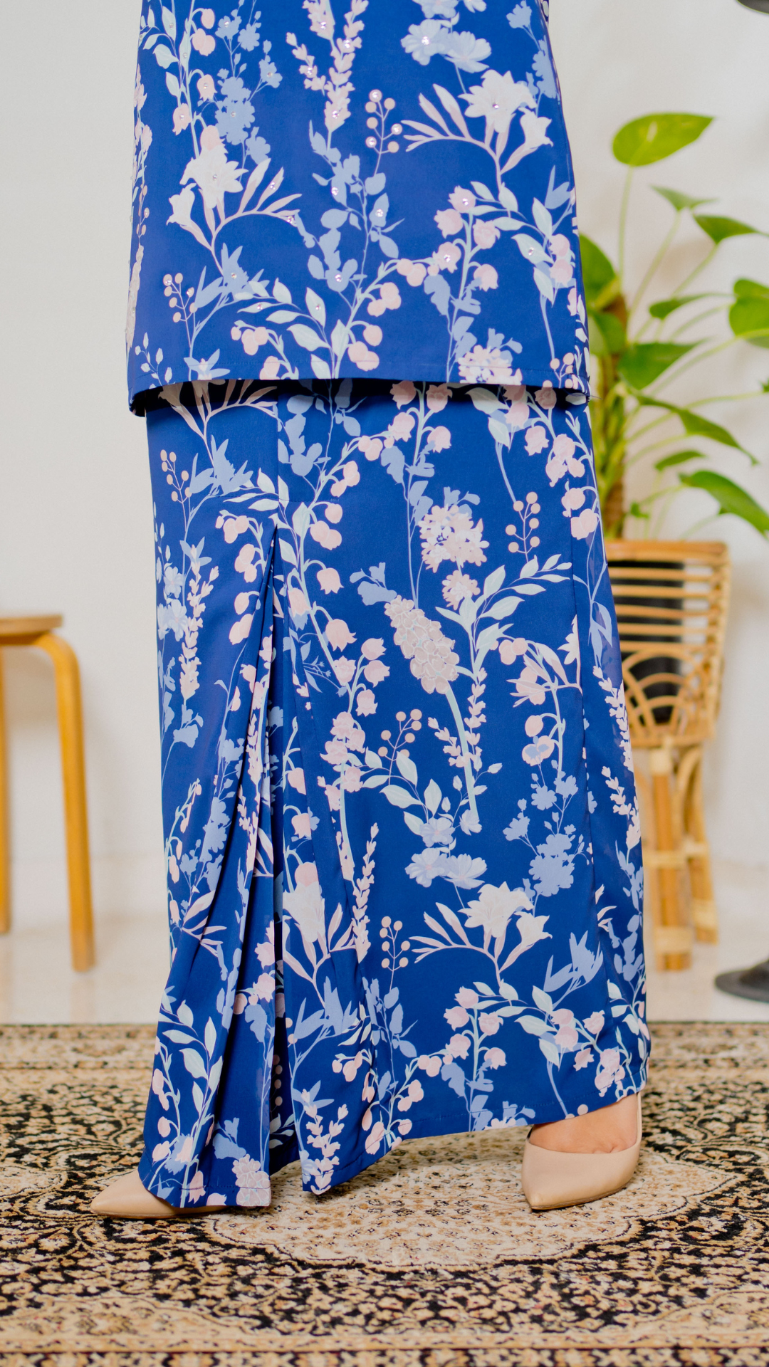 Kurung Bidasari - Navy Blue