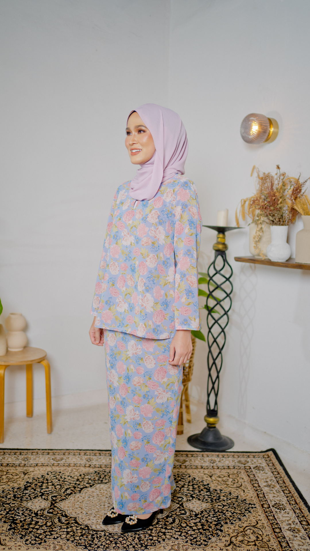 Kurung Kirana - Pastel Blue