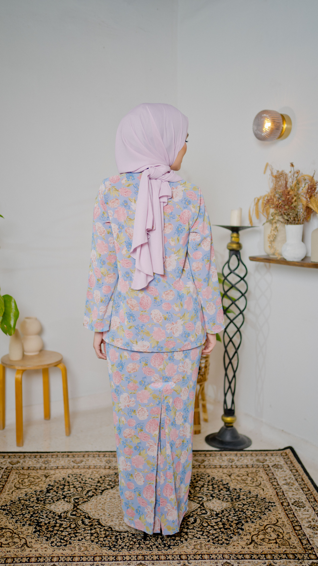 Kurung Kirana - Pastel Blue