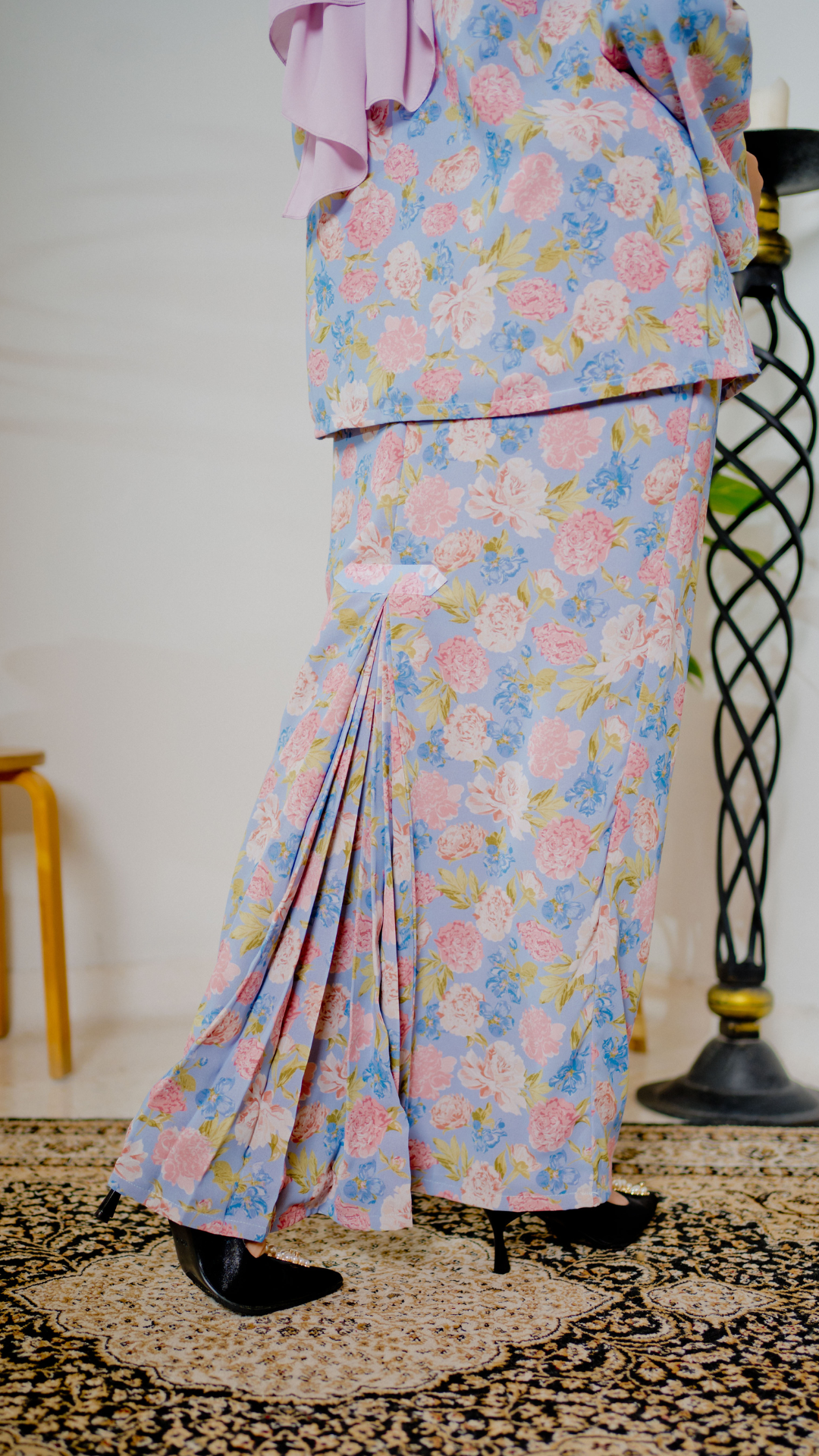 Kurung Kirana - Pastel Blue