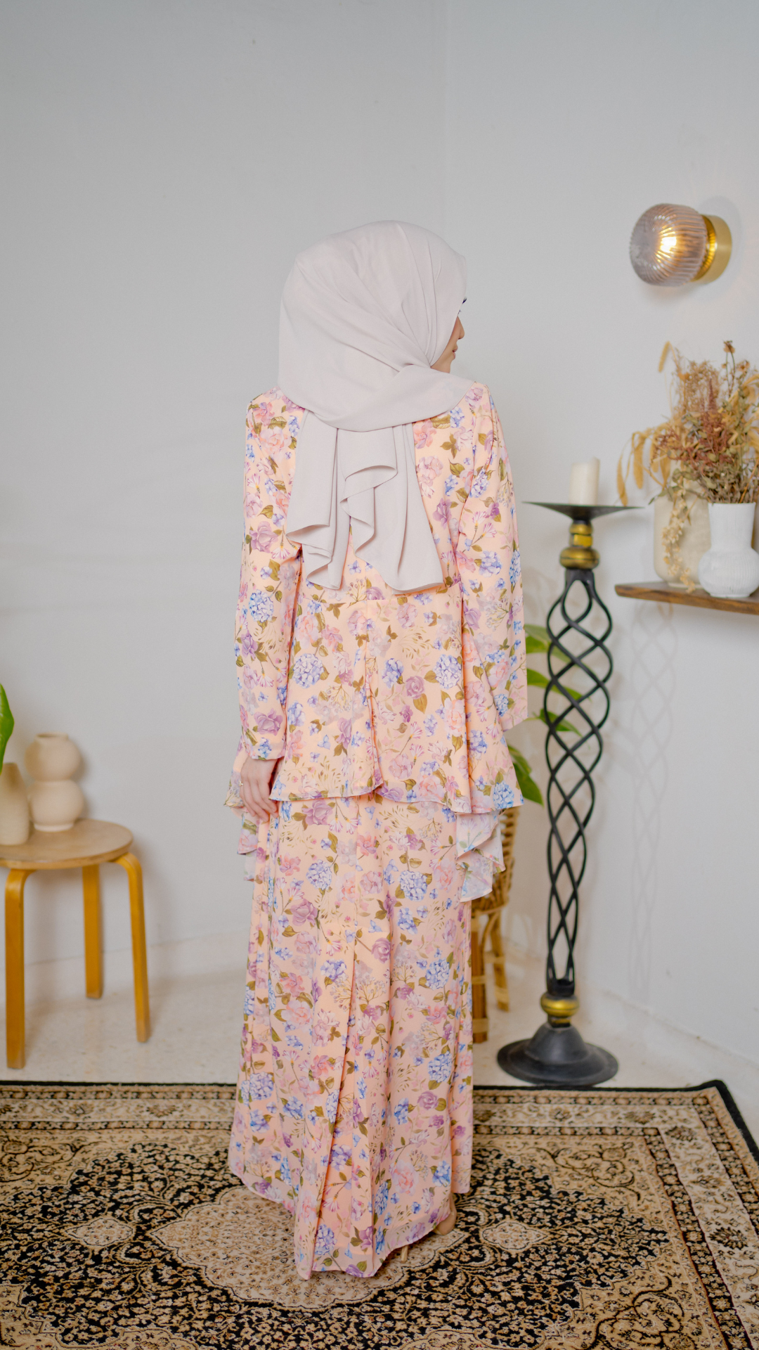 Kurung Juwita - Pastel Orange