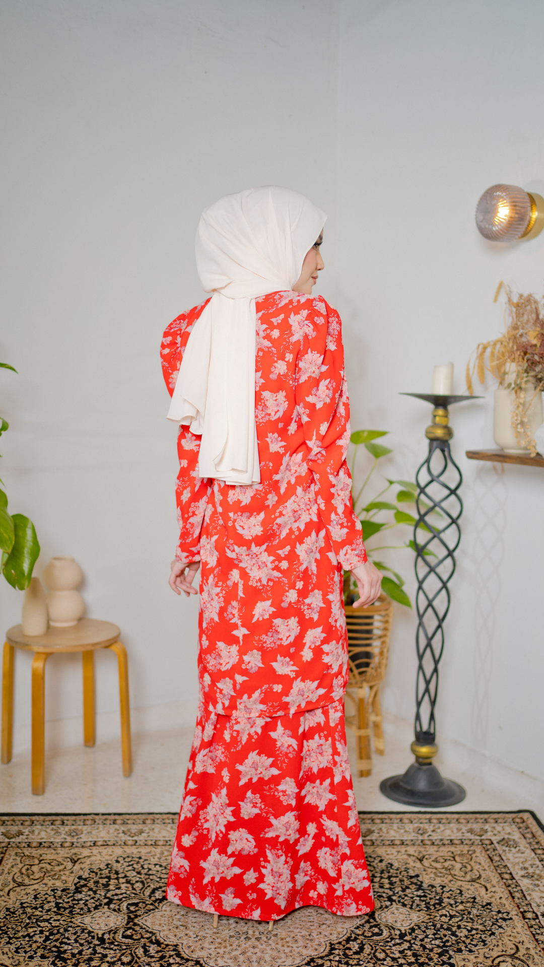 Kurung Maharani - Rose Red