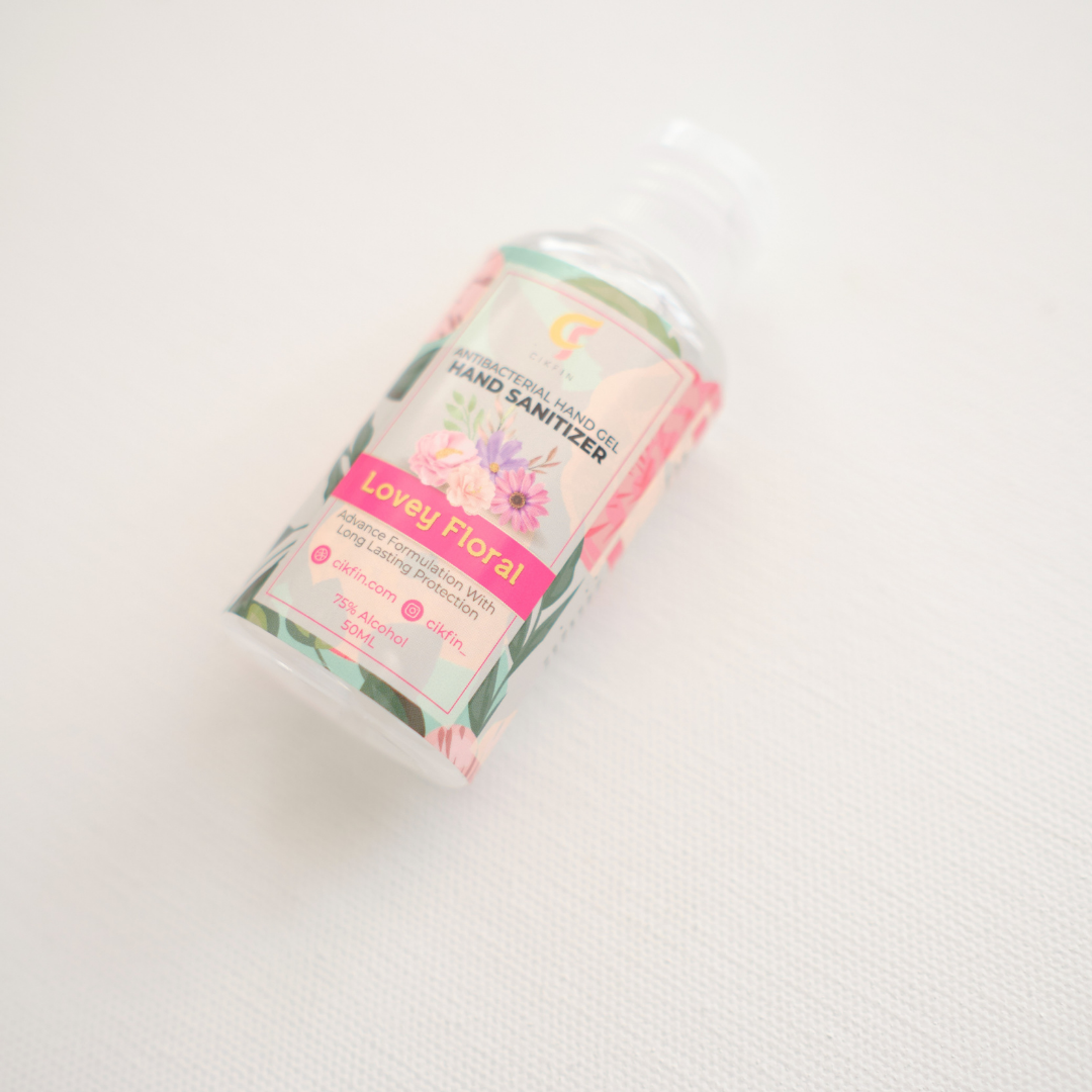 Gel Hand Sanitizer in Lovely Floral