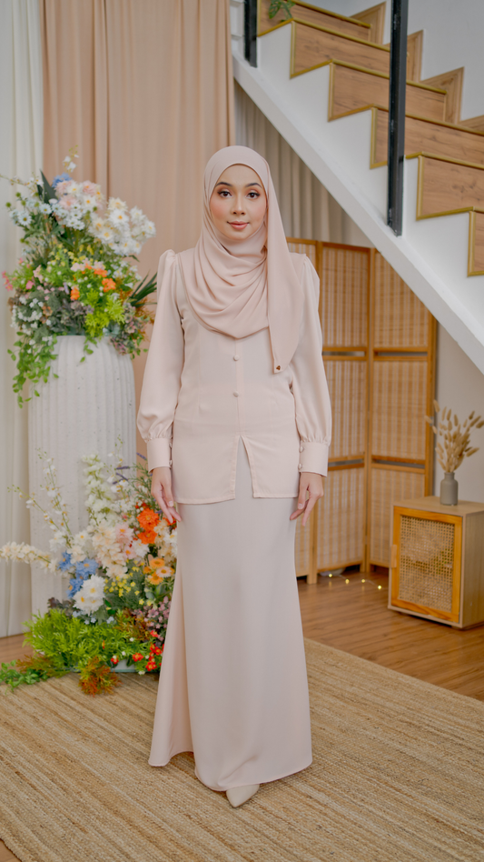 Kurung Latifa - Vanilla Cream