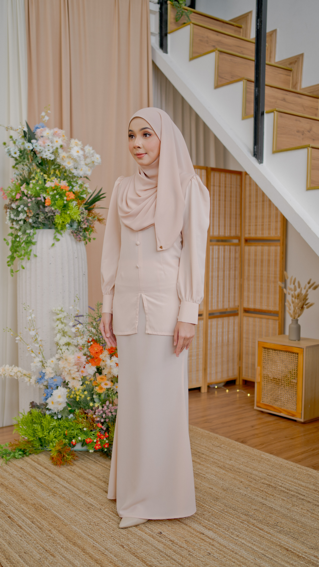 Kurung Latifa - Vanilla Cream