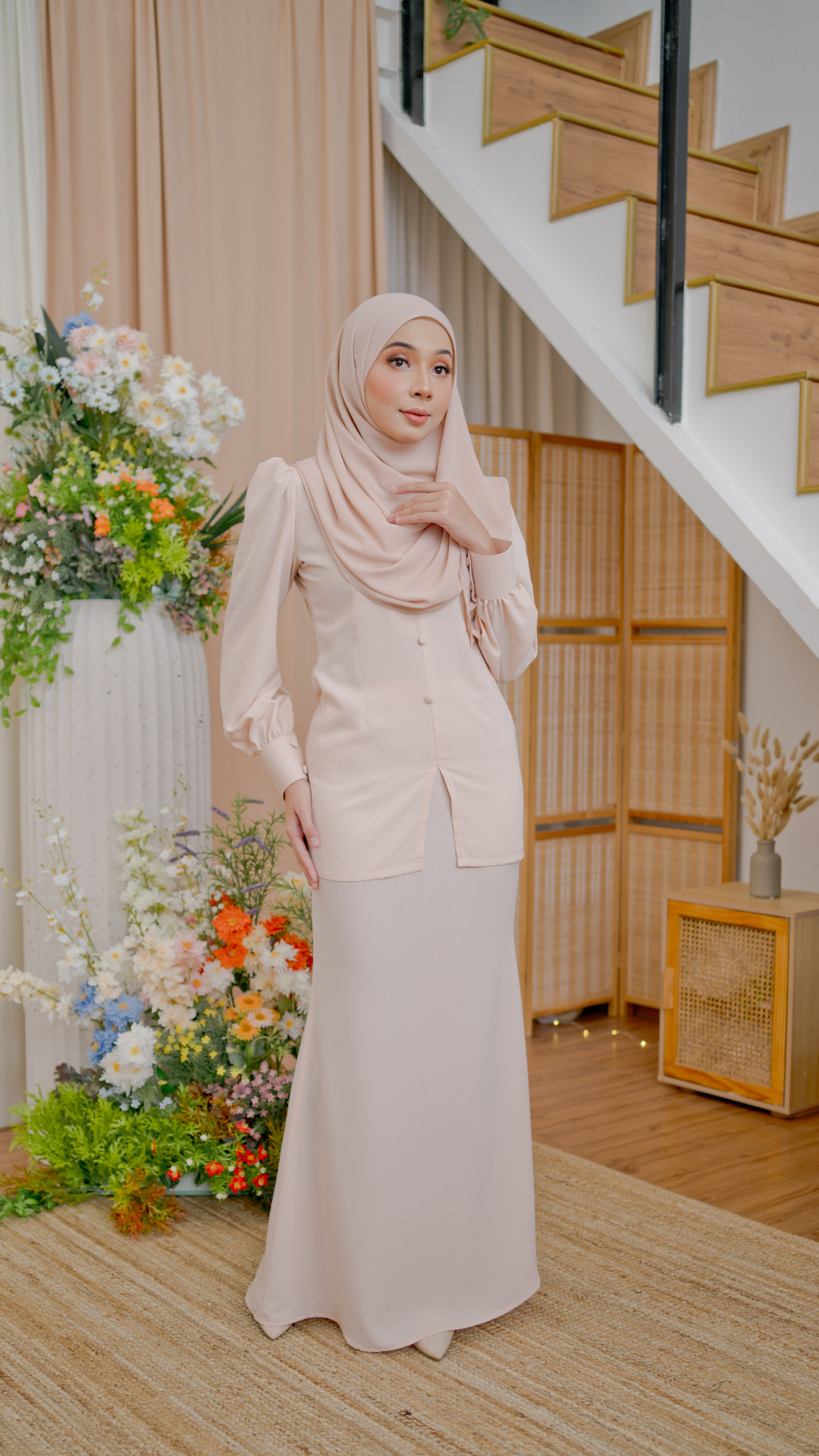 Kurung Latifa - Vanilla Cream