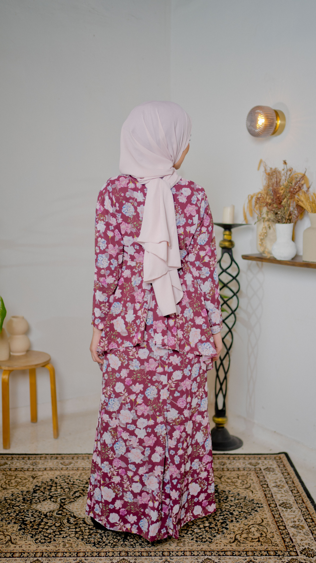 Kurung Juwita - Wine Red