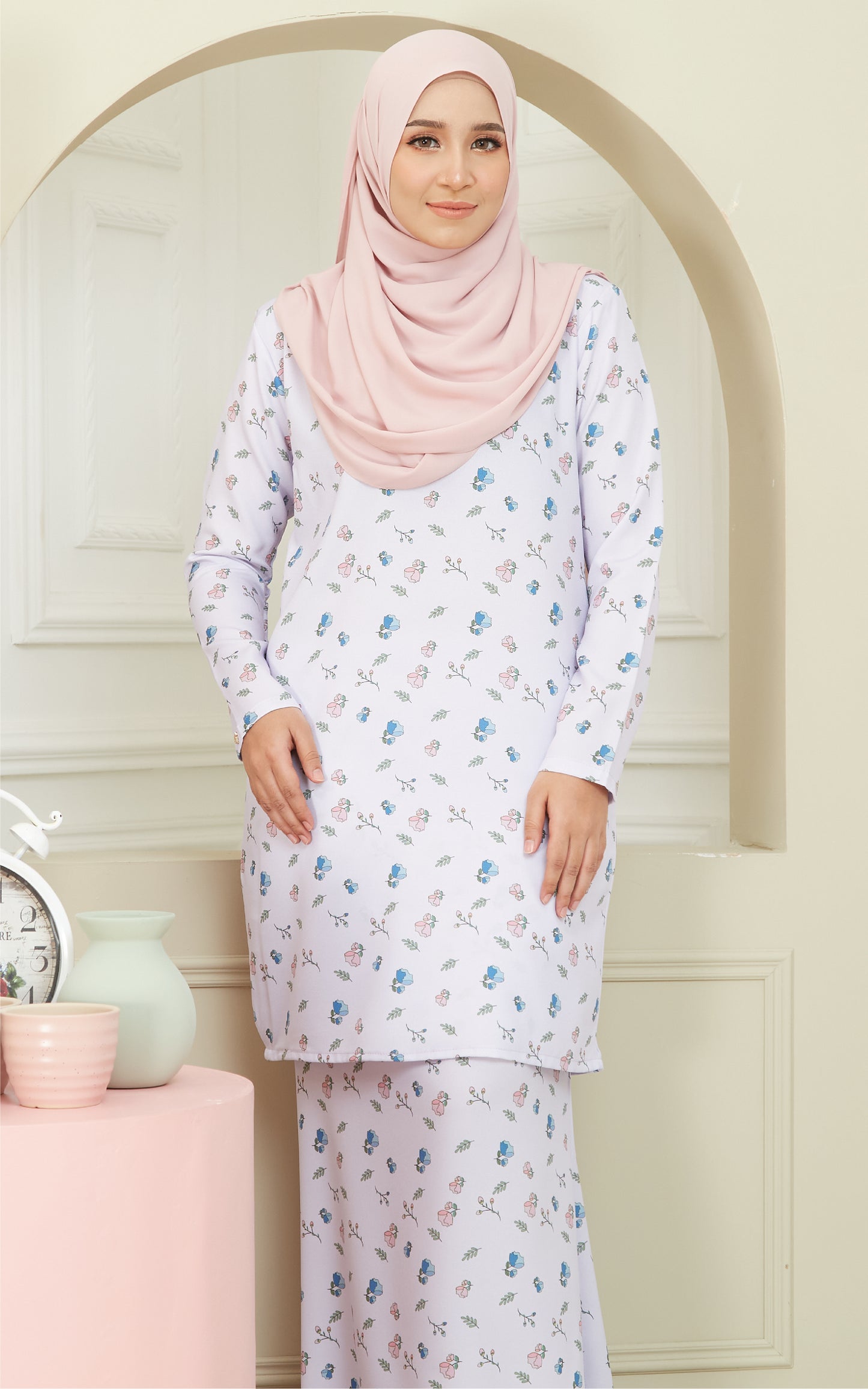 Kurung Modern Zara in Lovender