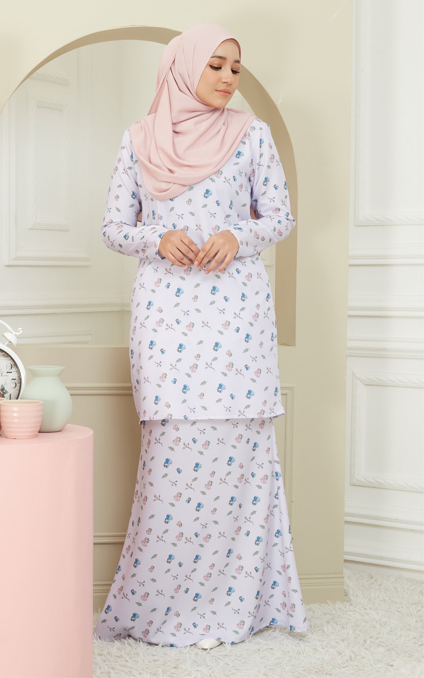 Kurung Modern Zara in Lovender