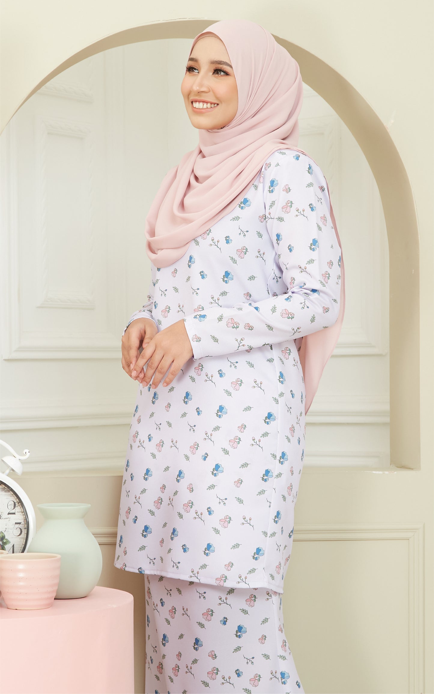 Kurung Modern Zara in Lovender