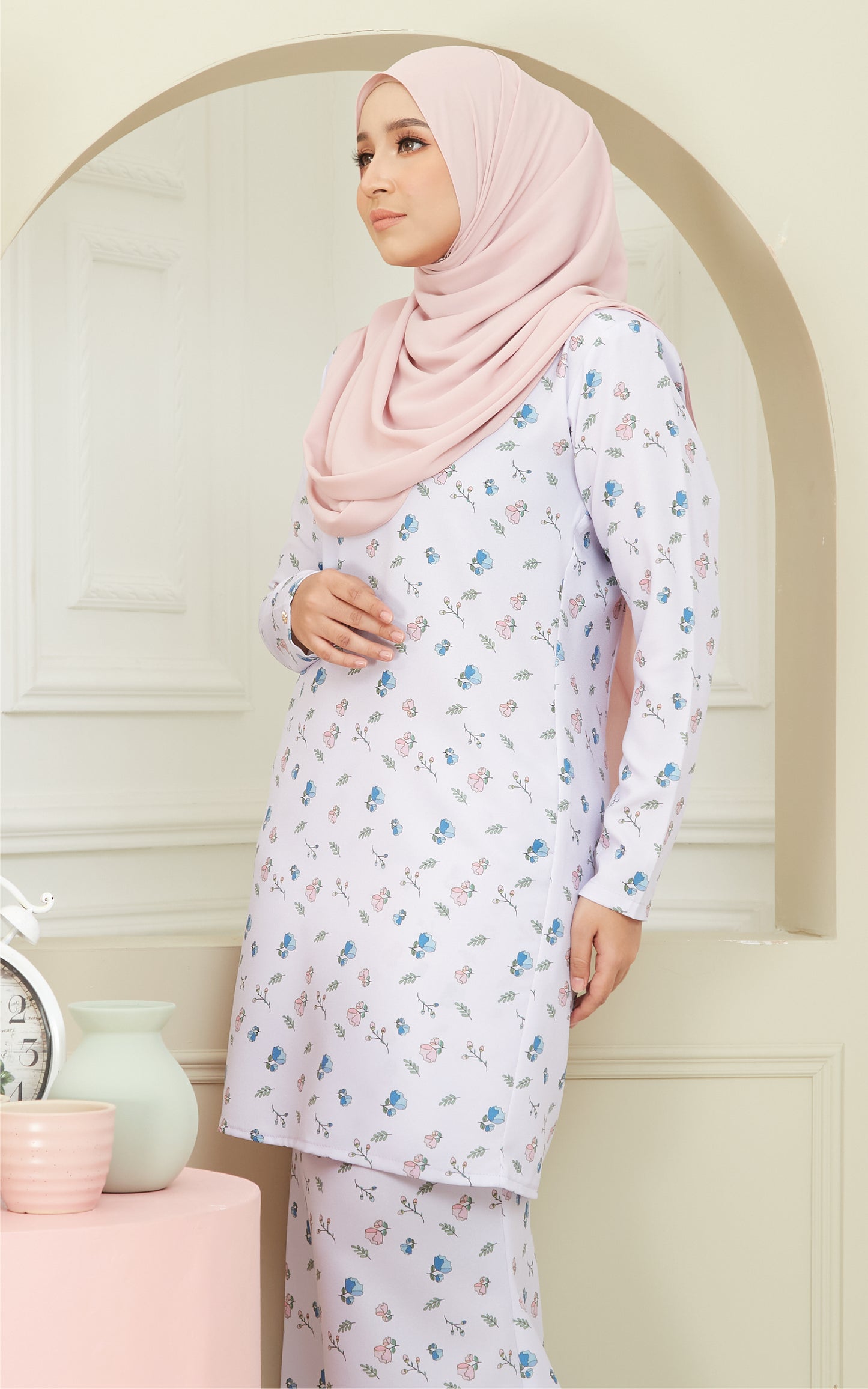 Kurung Modern Zara in Lovender