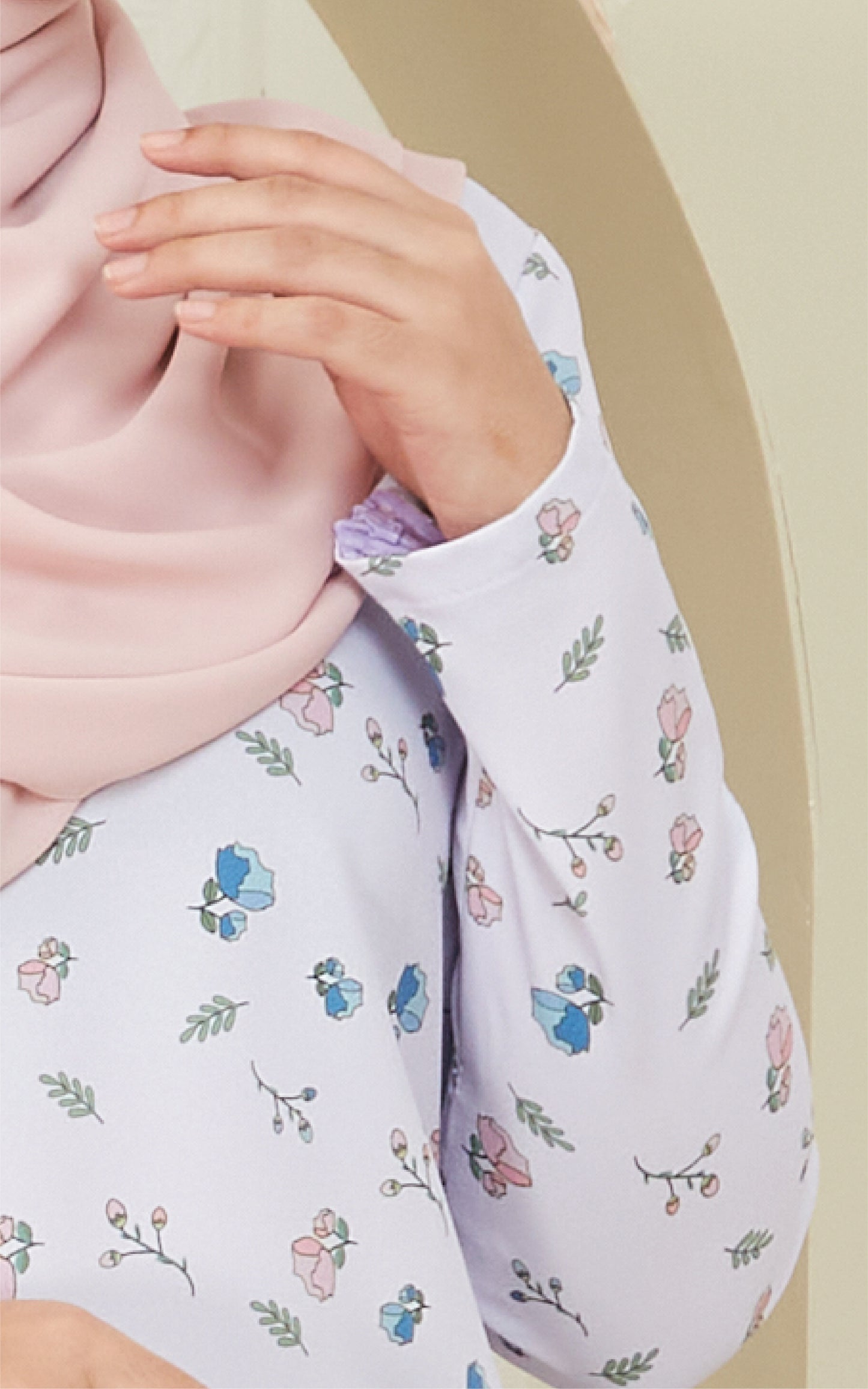 Kurung Modern Zara in Lovender